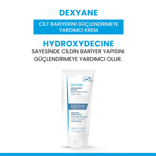 Ducray Dexyane Cilt Bariyerini Güçlendirmeye Yardımcı Koruyucu Bariyer Krem 100 ml - Ducray