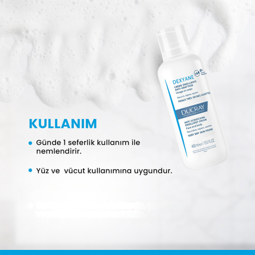 Ducray Dexyane Kuru Ciltler İçin Nemlendirici Krem 400 ml - 4