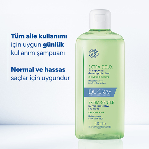 Ducray Extra Doux Günlük Şampuan 400 ml - Ducray