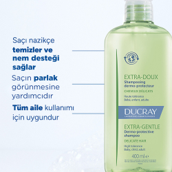 Ducray Extra Doux Günlük Şampuan 400 ml - 3