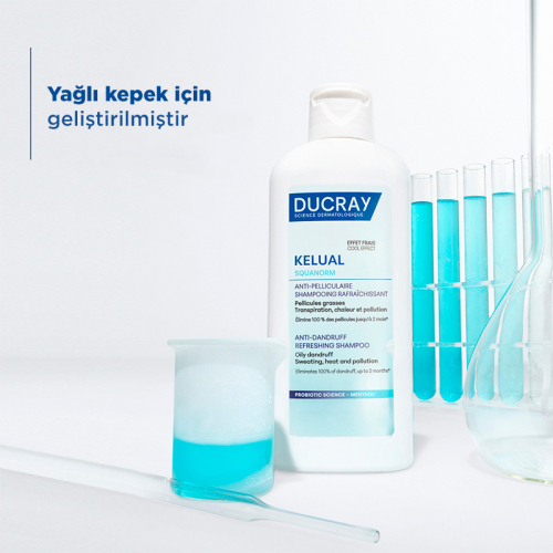 Ducray Kelual Squanorm Kepek Karşıtı ve Ferahlatıcı Şampuan 400 ml - 5