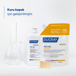 Ducray Kelual Squanorm Kuru Saçlar İçin Kepek Karşıtı Şampuan 400 ml - Refill - 6