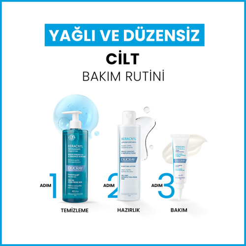 Ducray Keracnyl Glycolic+ Glikolik Asit İçeren Parlama Karşıtı Bakım Kremi 30 ml - 4