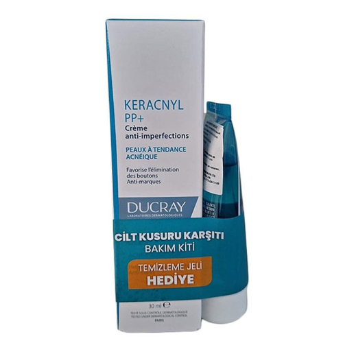 Ducray Keracnyl PP+ Cream 30ml & Keracnyl Jel 40ml Hediye - Ducray