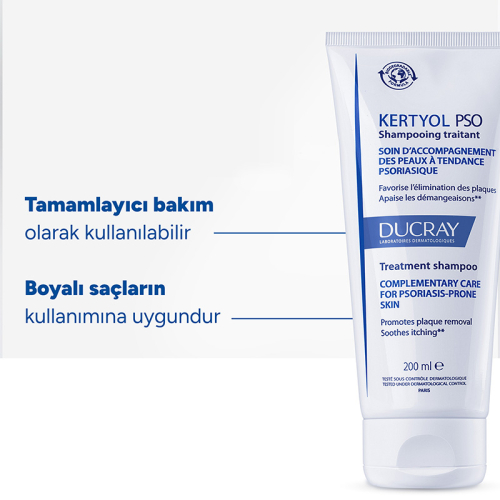 Ducray Kertyol Pso Kepek Karşıtı Bakım Şampuanı 200 ml - 2