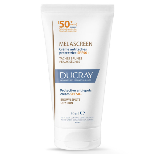 Ducray Melascreen UV Cream SPF 50+ Kuru Ciltler için Leke Karşıtı Güneş Kremi 50 ml - Ducray