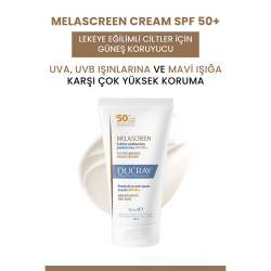Ducray Melascreen UV Cream SPF 50+ Kuru Ciltler için Leke Karşıtı Güneş Kremi 50 ml - 2