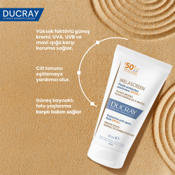Ducray Melascreen UV Fluid SPF 50+ Normal ve Karma Ciltler Leke Karşıtı Güneş Kremi 50 ml - 5