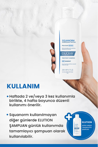 Ducray Squanorm Kuru Kepek Karşıtı Şampuan 200 ml - 3