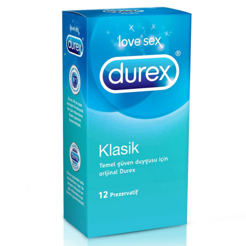 Durex Klasik Prezervatif 12 Adet - 1