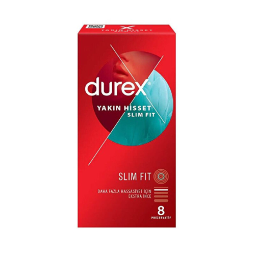 Durex Yakın Hisset Skin Fit 8 Adet Prezervatif - Durex