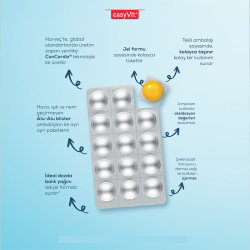 Easy Fish Oil Multi + Omega 3 Çiğnenebilir Tablet 30 Adet - 4