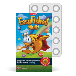 Easy Fish Oil Multi + Omega 3 Çiğnenebilir Tablet 30 Adet - 1