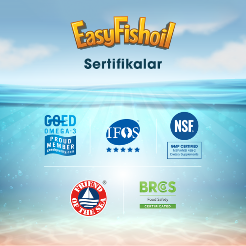 Easy Fish Oil Plus Tutti Frutti Aromalı Balık Yağı 30 Çiğnenebilir Jel - 5