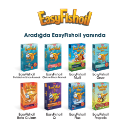 Easy Fish Oil Çilek ve Limon Aromalı Balık Yağı ve D Vitamini 30 Çiğnenebilir Jel - 6