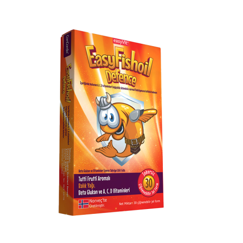 Easy Fish Oil Beta Glukan Çiğnenebilir 30 Jel Form - 2