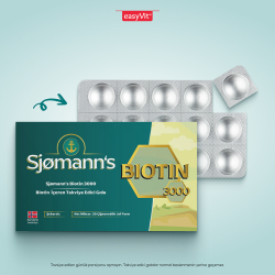 Sjomann’s Biotin 3000 İçeren Takviye Edici Gıda 30 Adet Çiğnenebilir Jel Form - 6