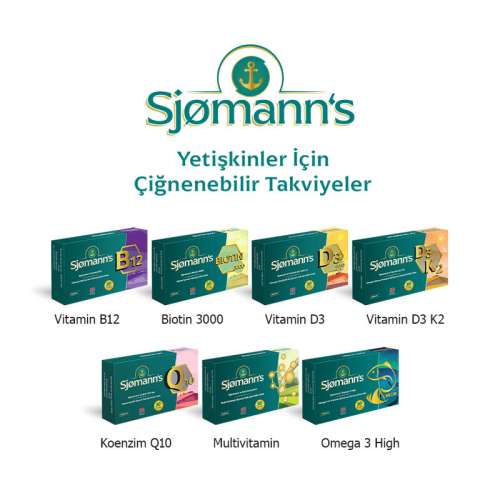 Sjomann’s CoQ10 100 mg İçeren Takviye Edici Gıda 30 Adet Çiğnenebilir Jel Form - 5