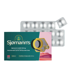 Sjomann’s CoQ10 100 mg İçeren Takviye Edici Gıda 30 Adet Çiğnenebilir Jel Form - 1