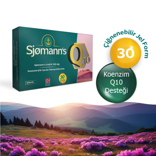 Sjomann’s CoQ10 100 mg İçeren Takviye Edici Gıda 30 Adet Çiğnenebilir Jel Form - 3