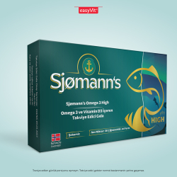 Sjomann’s Omega 3 ve Vitamin D3 İçeren Takviye Edici Gıda 30 Adet Çiğnenebilir Jel Form - 3