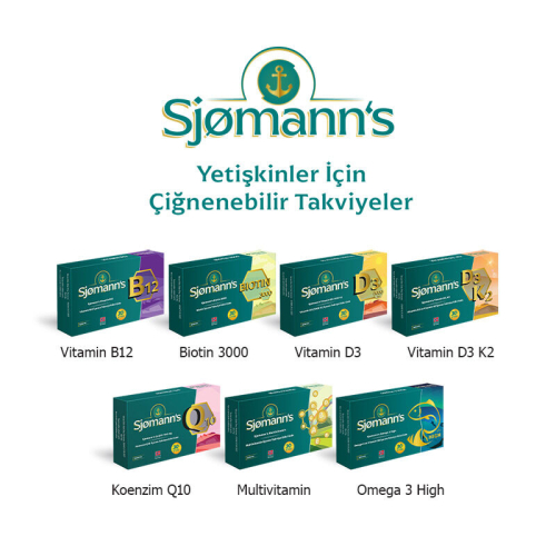 Sjomann’s Omega 3 ve Vitamin D3 İçeren Takviye Edici Gıda 30 Adet Çiğnenebilir Jel Form - 5