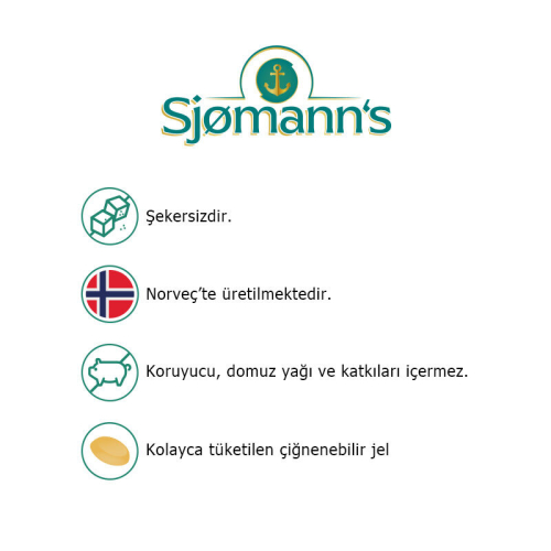 Sjomann’s Vitamin B12 İçeren Takviye Edici Gıda 30 Adet Çiğnenebilir Jel Form - 2