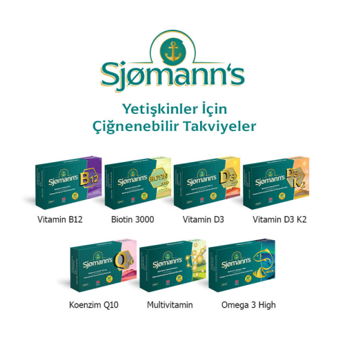Sjomann’s Vitamin B12 İçeren Takviye Edici Gıda 30 Adet Çiğnenebilir Jel Form - 5
