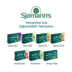 Sjomann’s Vitamin B12 İçeren Takviye Edici Gıda 30 Adet Çiğnenebilir Jel Form - 5