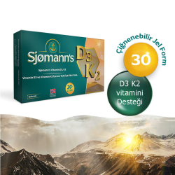 Sjomann’s Vitamin D3 ve K2 İçeren Takviye Edici Gıda 30 Adet Çiğnenebilir Jel Form - 3