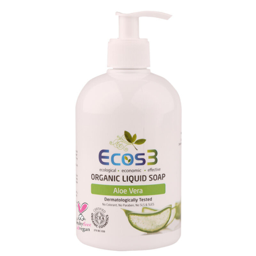 Ecos3 Aloe Vera Özlü Organik Sıvı Sabun 500 ml - Ecos3