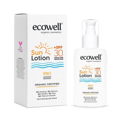 Ecowell Organik Güneş Losyonu SPF 30 150 ml - Ecowell