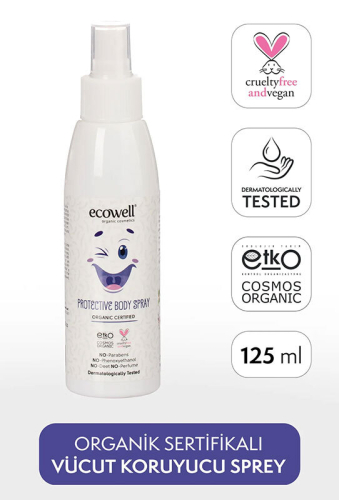 Ecowell Organik Bebek Koruyucu Sprey 125 ml - 2