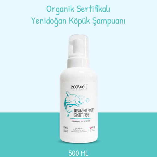 Ecowell Yeni Doğan Köpük Şampuan 500 ml - 2