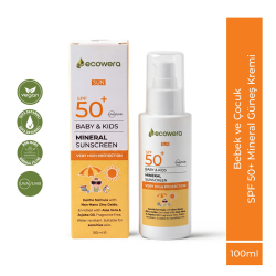 Ecowera Çocuklara Özel Mineral Güneş Kremi Spf50+ 100ml - 6