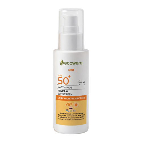 Ecowera Çocuklara Özel Mineral Güneş Kremi Spf50+ 100ml - 8