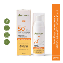 Ecowera Leke Karşıtı Mineral Güneş Kremi Spf50+ 50 ml - 7