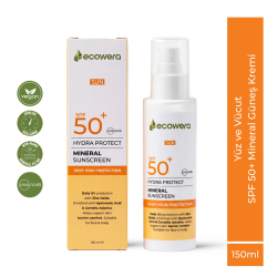 Ecowera Mineral Güneş Kremi Spf50+ 150ml - 7