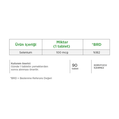 Eczacıbaşı Dynavit Selenium 100 mcg Takviye Edici Gıda 90 Tablet - 2