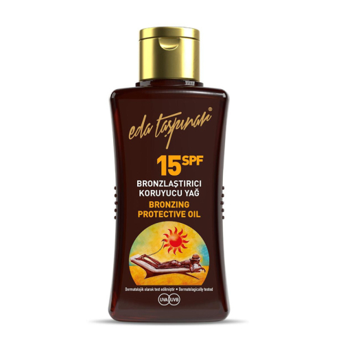 Eda Taşpınar Bronzing Protective Oil Spf 15 50 ml Seyahat Boy - Eda Taşpınar