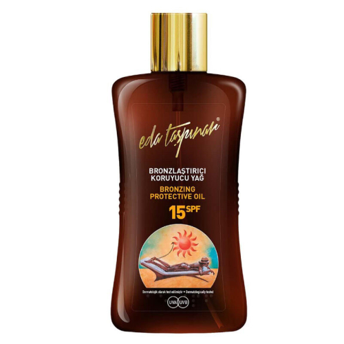 Eda Taşpınar Bronzlaştırıcı Koruyucu Yağ Spf15 200ml - Eda Taşpınar