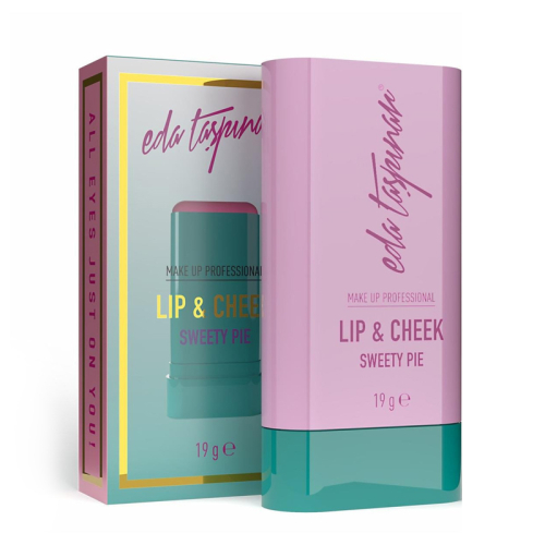 Eda Taşpınar Lip Cheek Cream Blush Stick Sweety Pie 19 gr - Eda Taşpınar