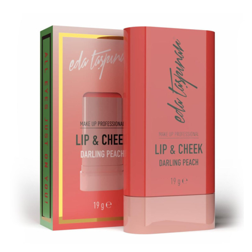 Eda Taşpınar Lip&Cheek Cream Stick Allık - Darling Peach 19g - Eda Taşpınar