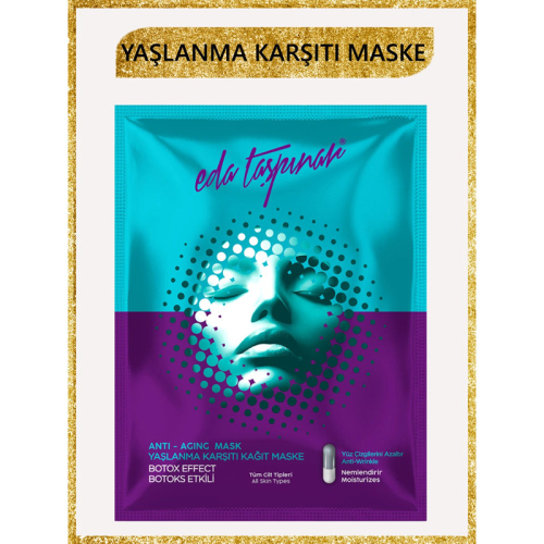 Eda Taşpınar Yaşlanma Karşıtı Kağıt Maske 25 gr - 2
