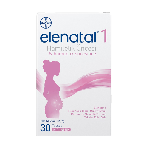 Elenatal 1 Takviye Edici Gıda 30 Tablet - Elenatal
