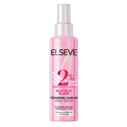 Elseve Glycolic Gloss Mükemmel Parlaklık Veren Saç Bakım Sprey Serumu 150 ml - Elseve