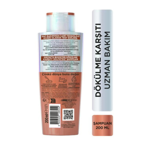 Elseve Growth Booster Dökülme Karşıtı Sülfatsız Şampuan 200 ml - 3