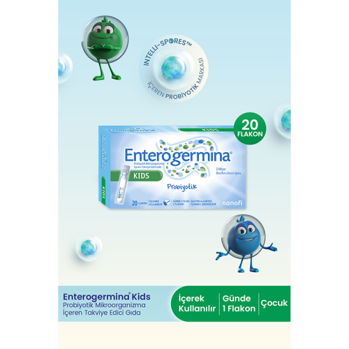 Enterogermina Çocuklar için Takviye Edici Gıda 100ml ( 5ml x 20 flakon ) - 2