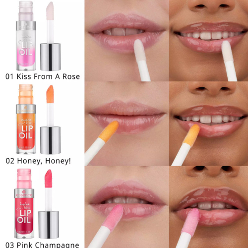 Essence Hydra Kiss Lip Oil - 03 Pink Champagne 4 ml - 6