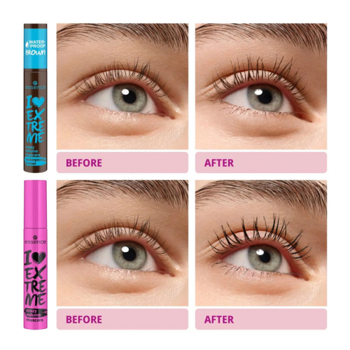 Essence I Love Extreme Crazy Volume Brown Maskara 12 ml - 4